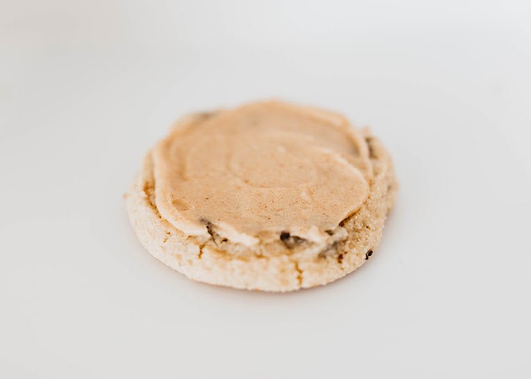 Cinnamon Swirl Frosted Cookie